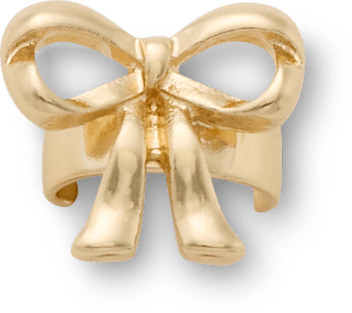 Gold Bow Sandal C Charm