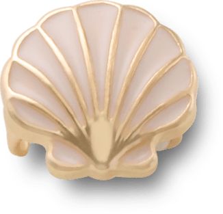 Gold Seashell Sandal C Charm