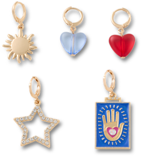Cosmic Shoe Charm 5 Pack