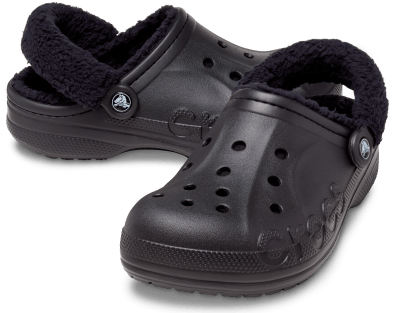 Baya Lined Fuzz-Strap Clog, view 5