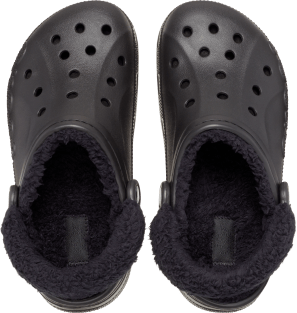 Baya Lined Fuzz-Strap Clog, view 4