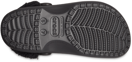 Baya Lined Fuzz-Strap Clog, view 3