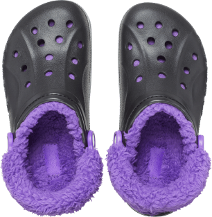 Baya Lined Fuzz-Strap Clog, view 8