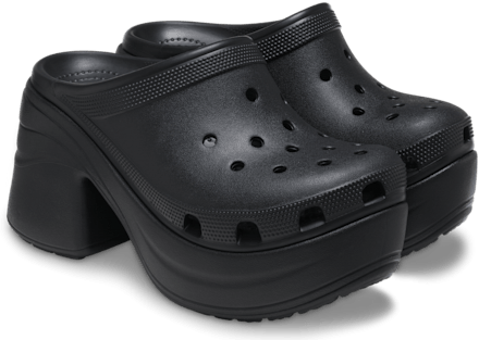 Crocs サイレンクロッグ　黒 24㎝　シビッツ付き サイレン クロッグ - Crocs