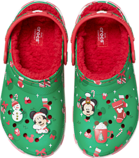 Kids’ Mickey Mouse Holiday Lined Clog