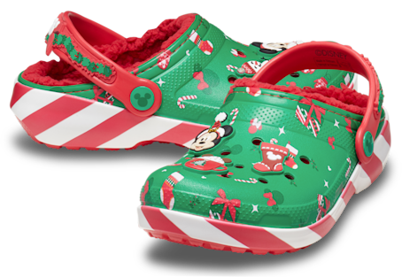 Toddlers' Mickey Holiday Lined Classic Clog