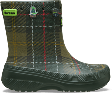 新品Barbour x Crocs タータンチェック ウェリントンブーツ　UK9 Barbour X Crocs Classic Boot - Crocs