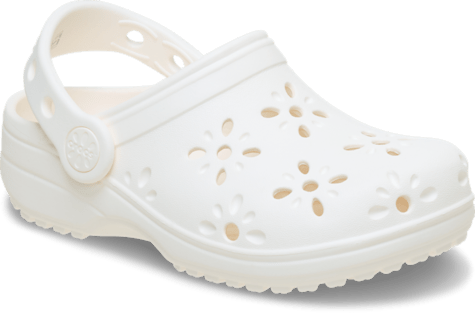 Toddler Classic Floral Cut-Out Clog