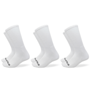 Texture Logo Crew Socks 3PK