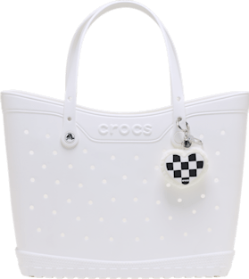 Checkered Heart Bag Charm