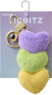 Triple Heart Bag Charm