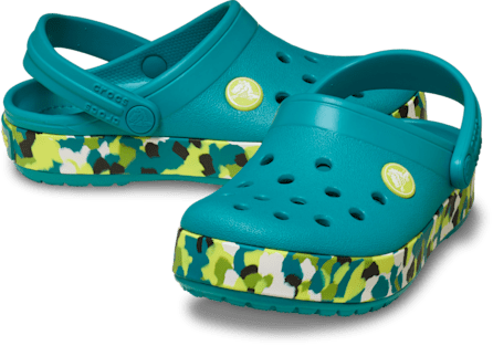 Toddler Crocband Glow Confetti Band Clog