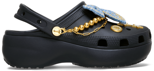 Classic Platform Denim Glitz Clog - Crocs