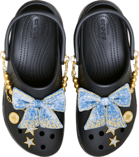 Classic Platform Denim Glitz Clog - Crocs