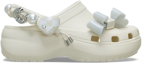 こったん Classic Platform Glitzy Glam Clog - Crocs
