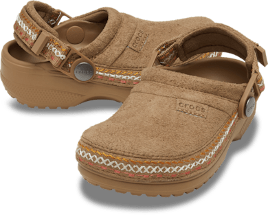 Kids' Crafted Vegan Suede Stitch Clog