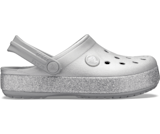 Silber Sabots Unisex-Kinder crocs Crocband Glitter Clog Kids Silver 040 38//39 EU