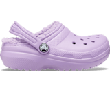 Girls fur lined crocs clearance
