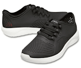 croc tennis shoes womens black