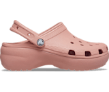 Light pink platform crocs clearance