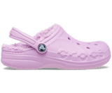 Baby pink lined crocs Clearance
