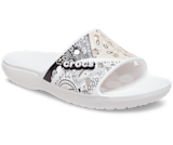 🌺NWT🌺 Crocs Classic Bandana Slide Sandals Sz 10 Chai White 208064