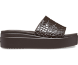 Brooklyn Croco Shine Slide - Crocs