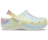 Women s Classic Platform Tie Dye Graphic Clog Crocs