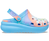 Kids crocs tie dye top