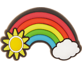 Light rainbow crocs sales