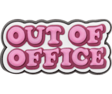 Out of Office Jibbitz Shoe Charm Crocs