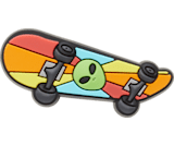 Skateboard hot sale croc charm