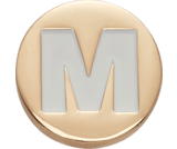 Gold Letter M Jibbitz Shoe Charm Crocs