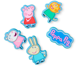 Peppa Pig 5 Pack Jibbitz Shoe Charm Crocs