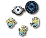 Minions 5 Pack Jibbitz charms Crocs
