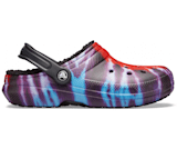 Black and white best sale tie dye crocs