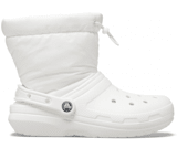 Furry crocs white hotsell