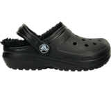 Grey fuzzy crocs store