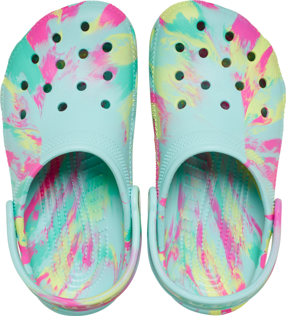 Детские сабо Crocs Toddler Classic Marbled Clog — фото 3