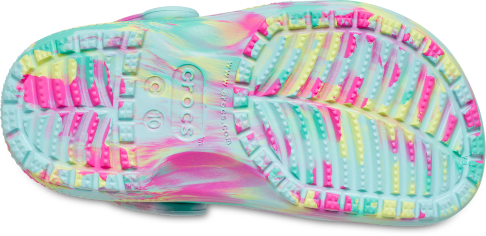 Детские сабо Crocs Toddler Classic Marbled Clog — фото 4