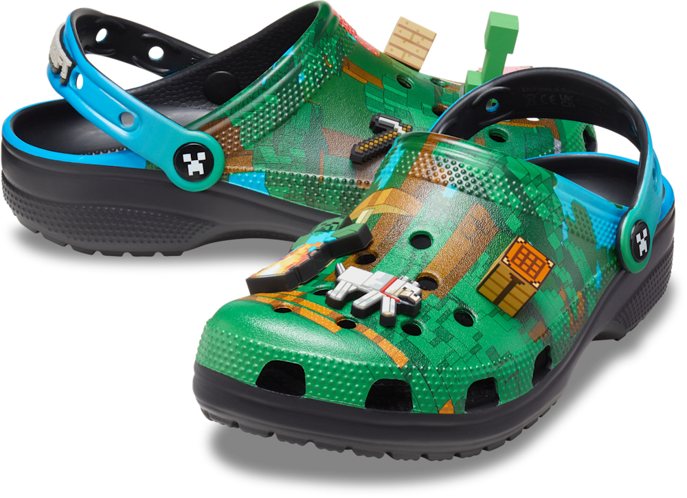 Мужские сабо Crocs Minecraft Classic Clog — фото 2