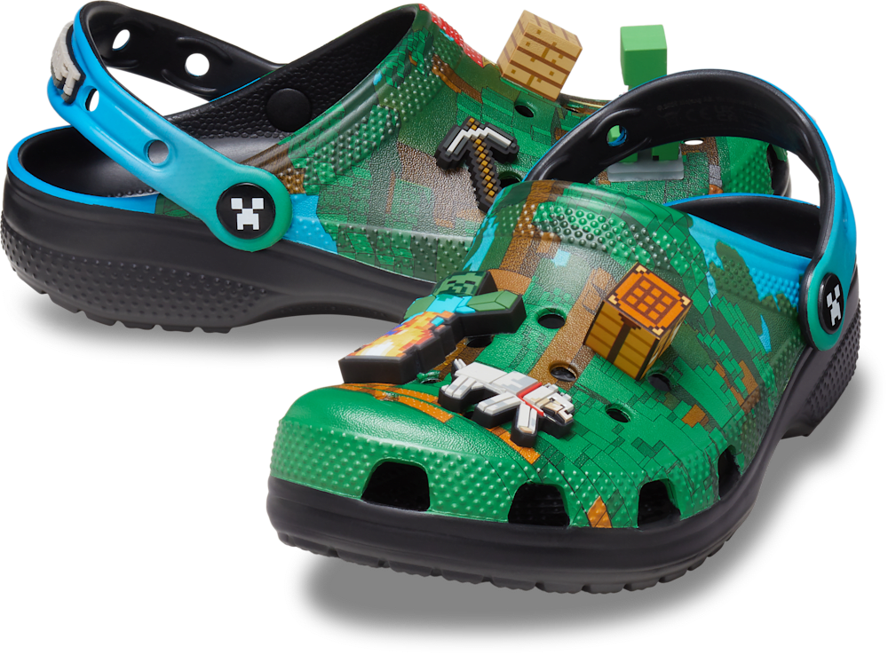 Детские сабо Crocs Kids' Minecraft Classic Clog — фото 2