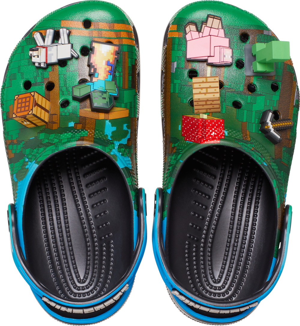 Детские сабо Crocs Kids' Minecraft Classic Clog — фото 3