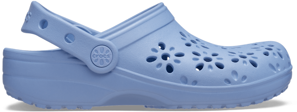 Детские сабо Crocs Kids' Classic Floral Cut-Out Clog