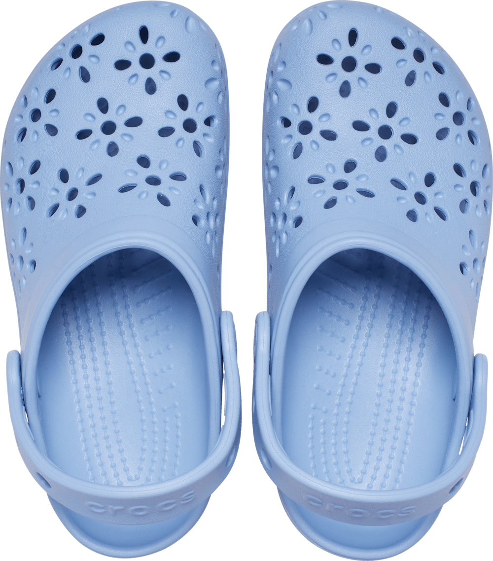 Детские сабо Crocs Kids' Classic Floral Cut-Out Clog — фото 3