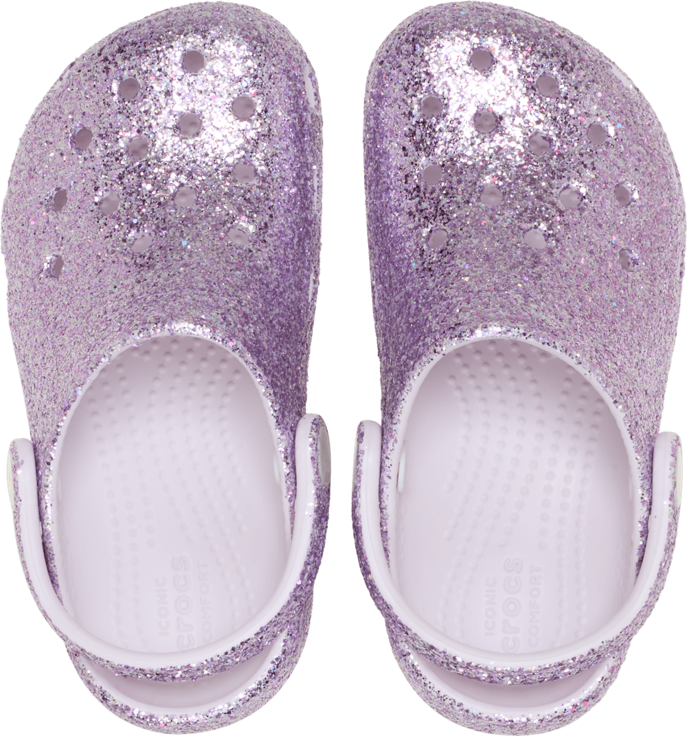 Детские сабо Crocs Toddler Classic Chunky Glitter Clog — фото 3