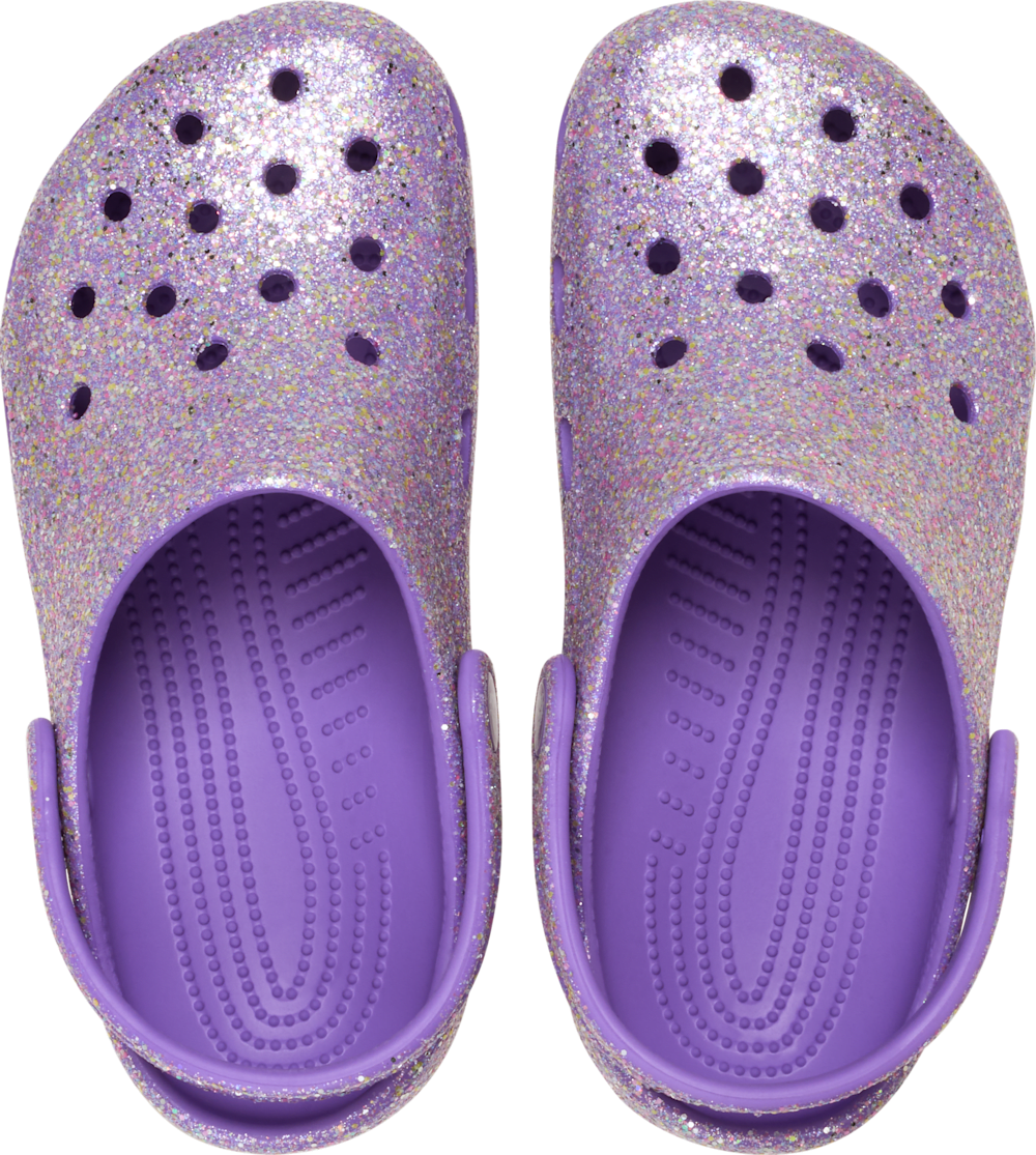 Детские сабо Crocs Kids' Classic Fantasy Glitter Clog — фото 3