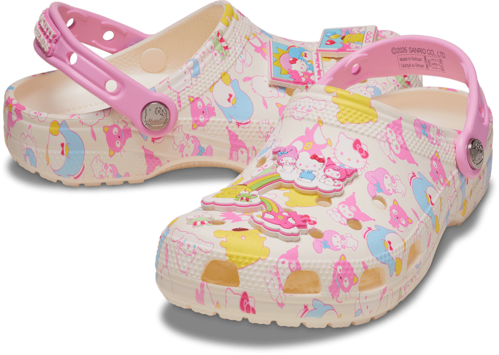 Детские сабо Crocs Kids’ Hello Kitty® and Friends Pastel Classic Clog — фото 2