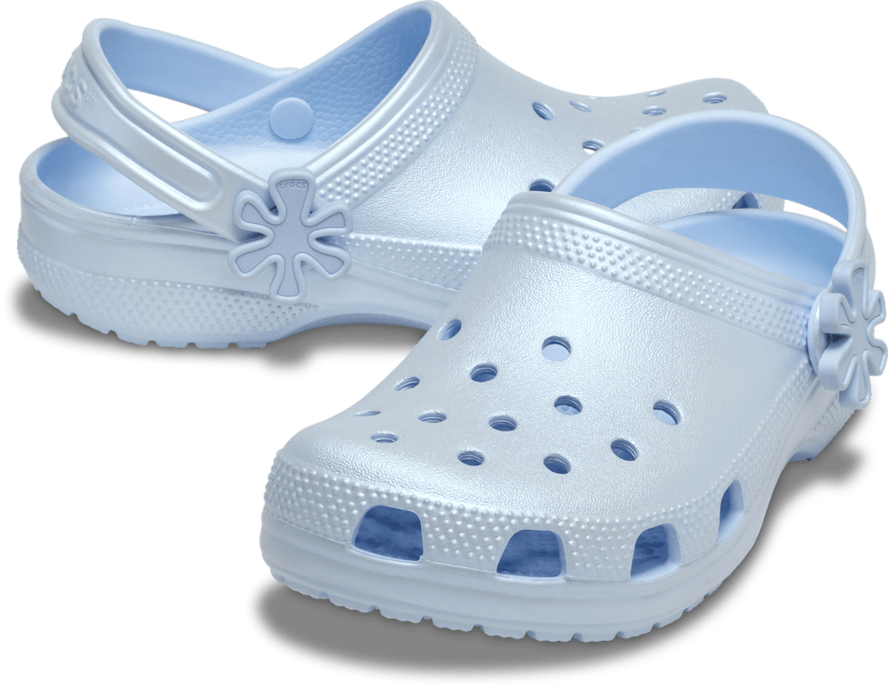 Детские сабо Crocs Kids' Classic Pearl Shine Clog — фото 2