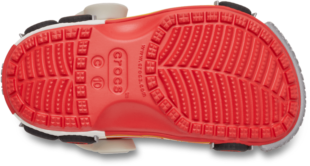 Детские сабо Crocs Toddler Classic IAM Fire Truck Lights Backstrap Clog — фото 4